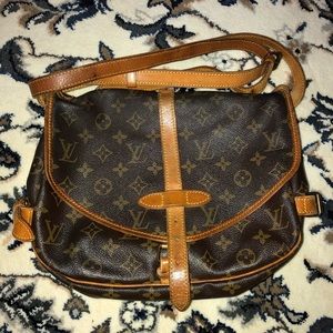 LV saumur bag